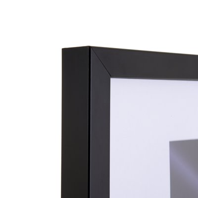 A3 Frame with mount to fit A4 Picture - Black - The Camera Centre
