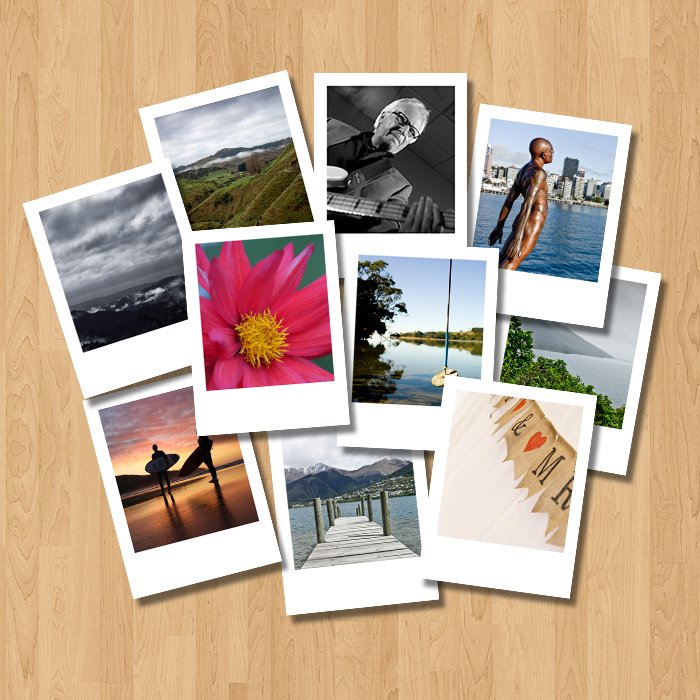 3 x 4 Polaroid-Style Photos (x10 pack)