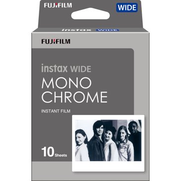 Fujifilm Instax Wide Film Monochrome - 10 Sheets - Annex Photo & Digital  Imaging
