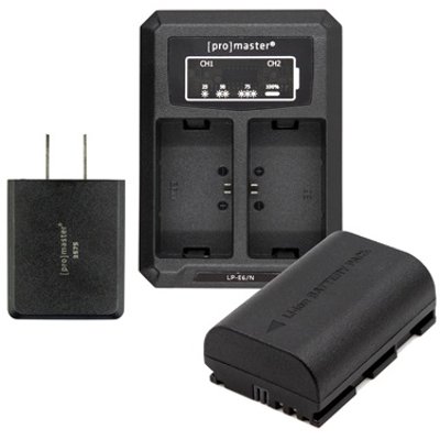 ProMaster Battery and Charger Kit for Canon LP-E6NH #3396 - YM Camera