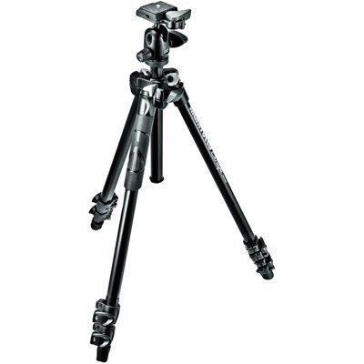 Manfrotto 290 XTRA Kit, 3 Section Aluminum Tripod with Ball Manfrotto 290 XTRA Kit, 3 Section Aluminum Tripod with Ball