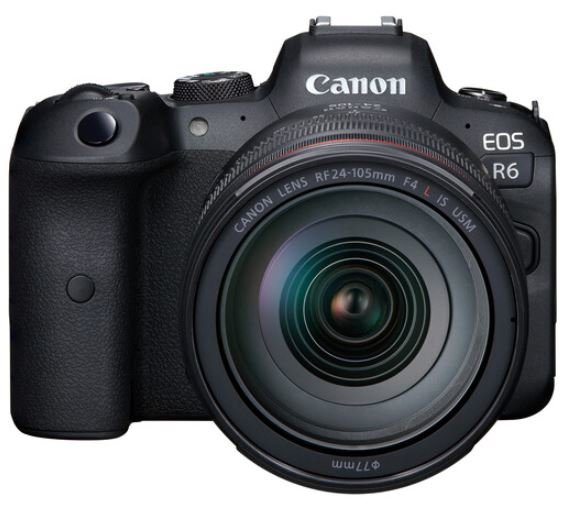 Canon EOS R6 Mirrorless Camera with RF 24-105mm F4 L IS USM Lens