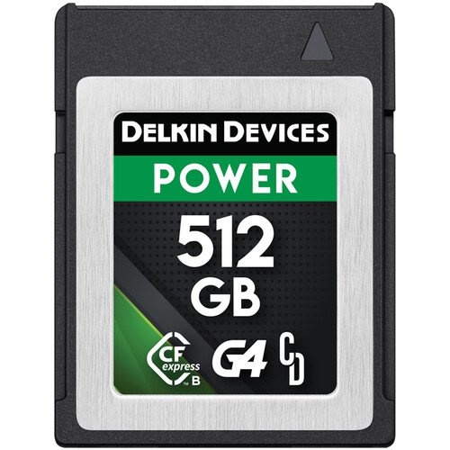 Delkin-Devices 512GB POWER CFexpress Type B G4 Memory Card