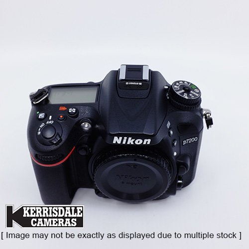 Nikon-Used D7200 Body – 24.1 Megapix 6FPS 1080 HD WiFi NFC – Batt/Chrg – Used # 587.NID7200