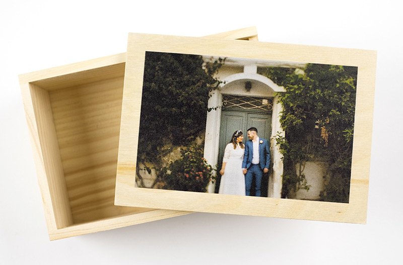 8x12 Wood Box W Inch Borders Color Services