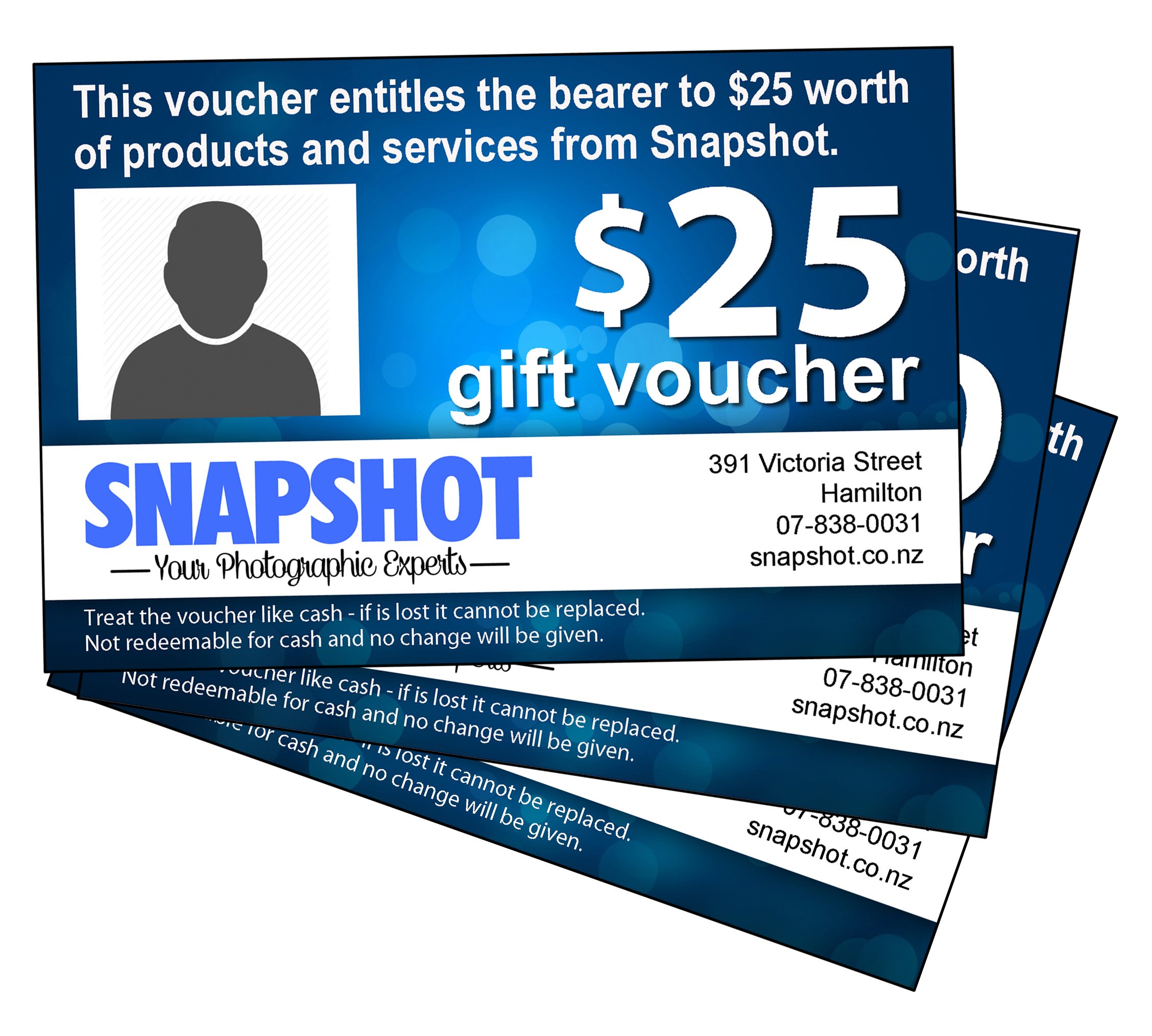 Personalised Gift Vouchers - pickup only pre-Xmas. Too late for courier.