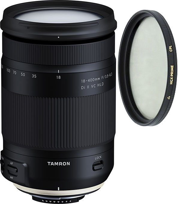 Tamron 18 400mm F3 5 6 3 Di Ii Vc Hld Model B028 Nikon And Promaster 72mm Hgx Prime Circular Polarizer Filter Mike S Camera