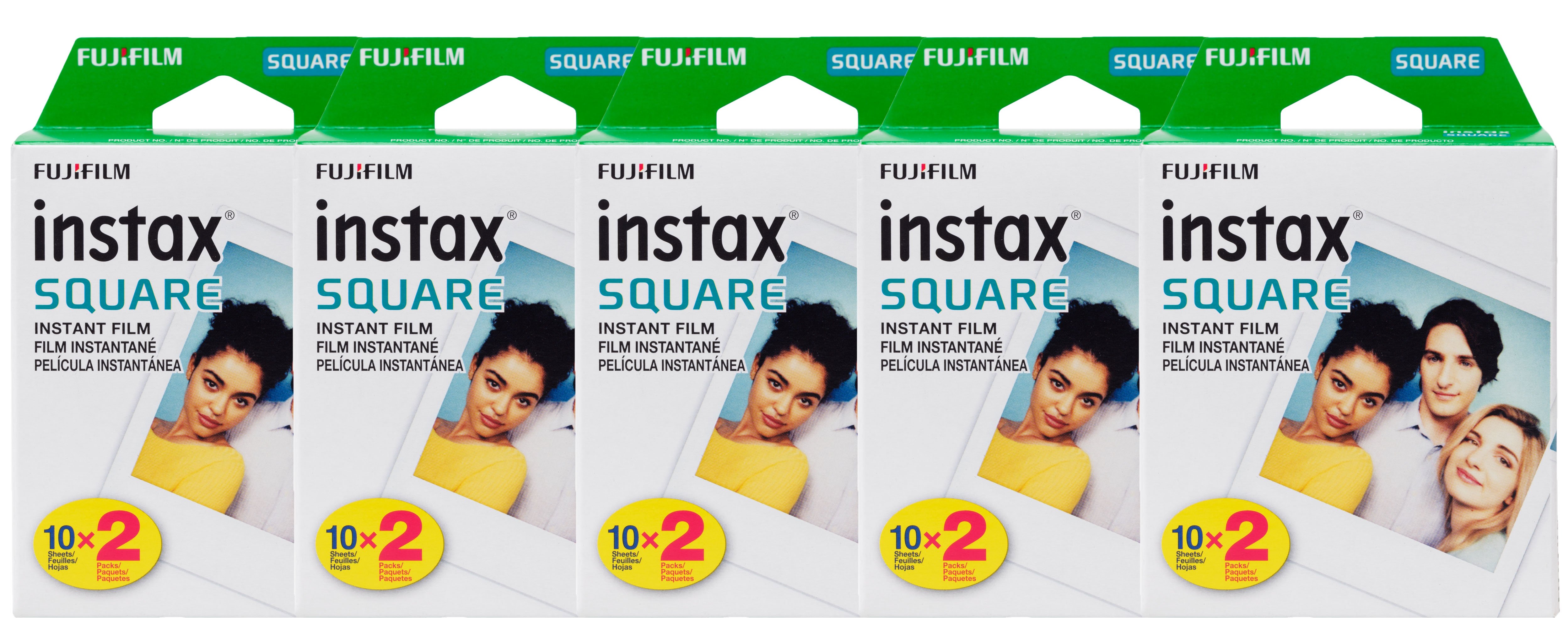 Fujifilm Instax Square Film 100 Exposure Bulk Pack Downtown Camera