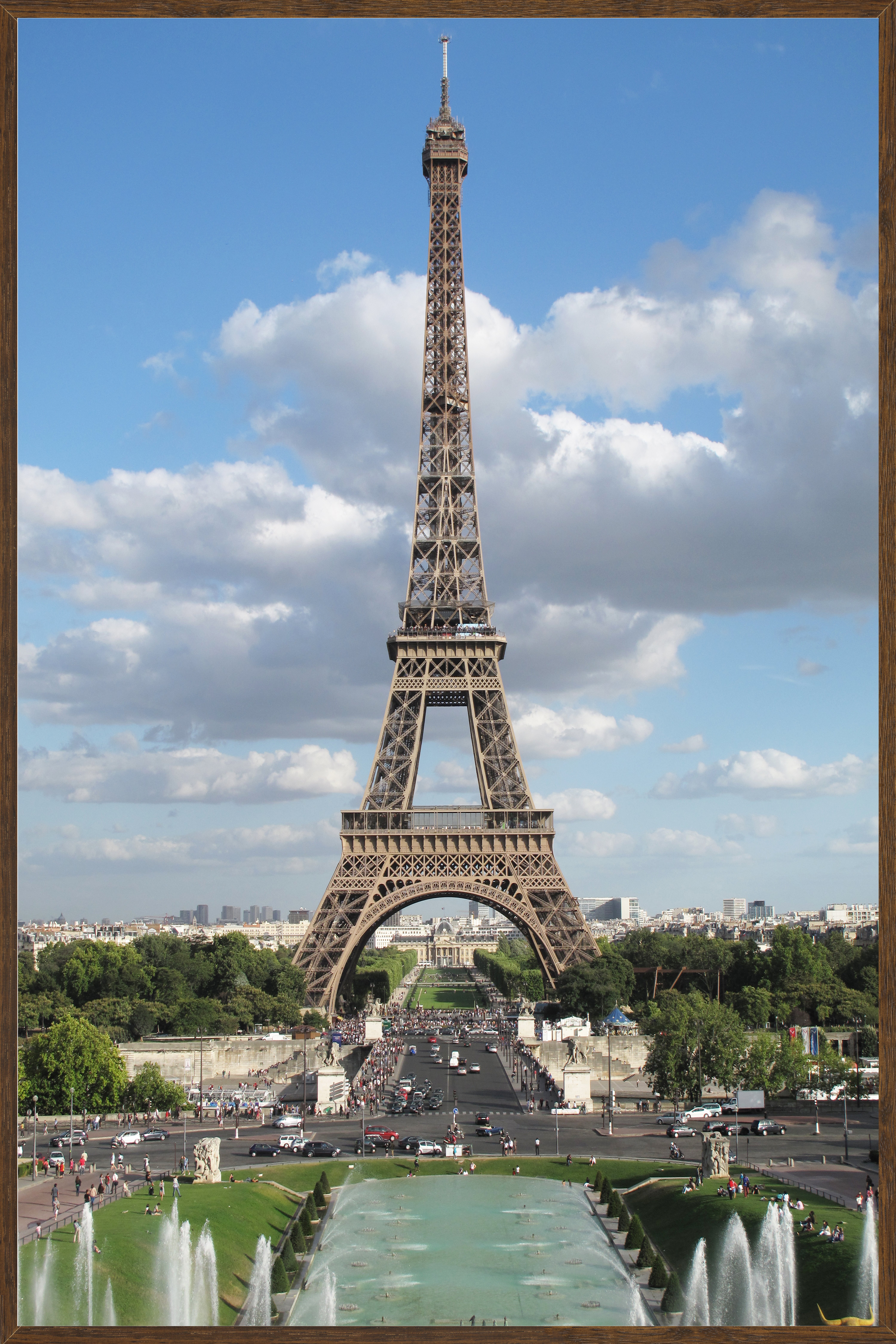 20x30 Custom Chocolate frame and print