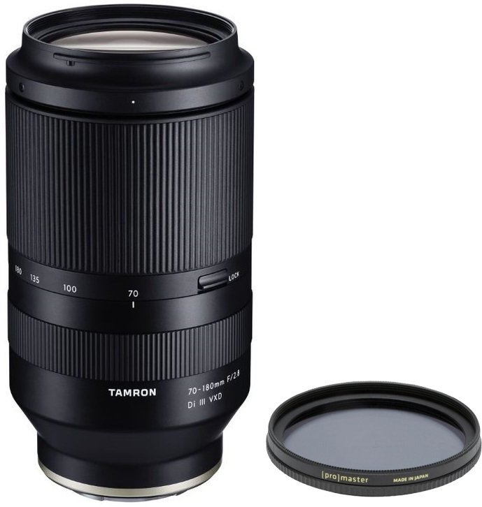 Tamron 70-180mm F2.8 Di III VXD for Sony with Promaster 67mm HGX