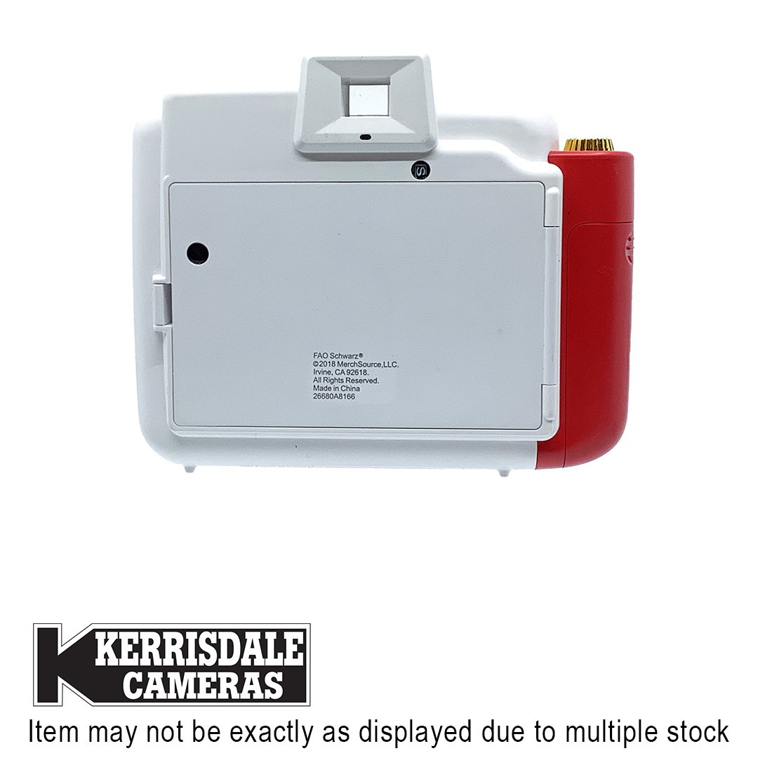 Fao-Schwarz-Used FAO Schwarz White And Red Camera - Instax Mini Film - Good Condition - Used # 587.21209108