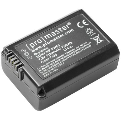 ProMaster NP-FW50 XtraPower Lithium Ion Replacement Battery for