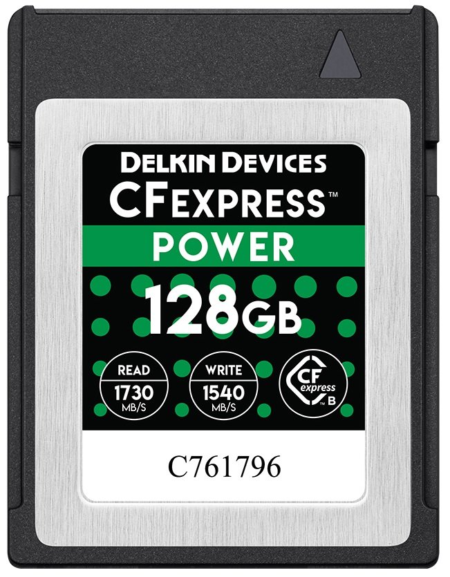 Delkin Devices 128GB CFexpress Power Type-B Memory Card