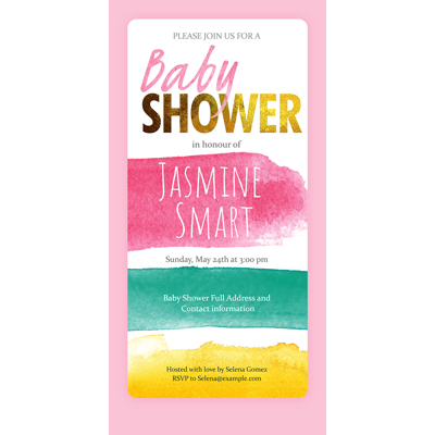 Baby Shower Card Q