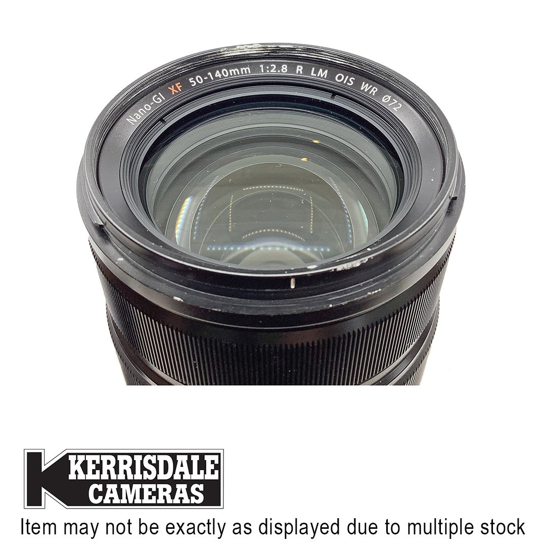 Fujifilm-Used 50-140mm F2.8 WR OIS XF - Fair Condition - Dent In Filter Ring But Filter Can Still Go On and Dusty - Fujifilm X Mount - Used # 587.20603700X