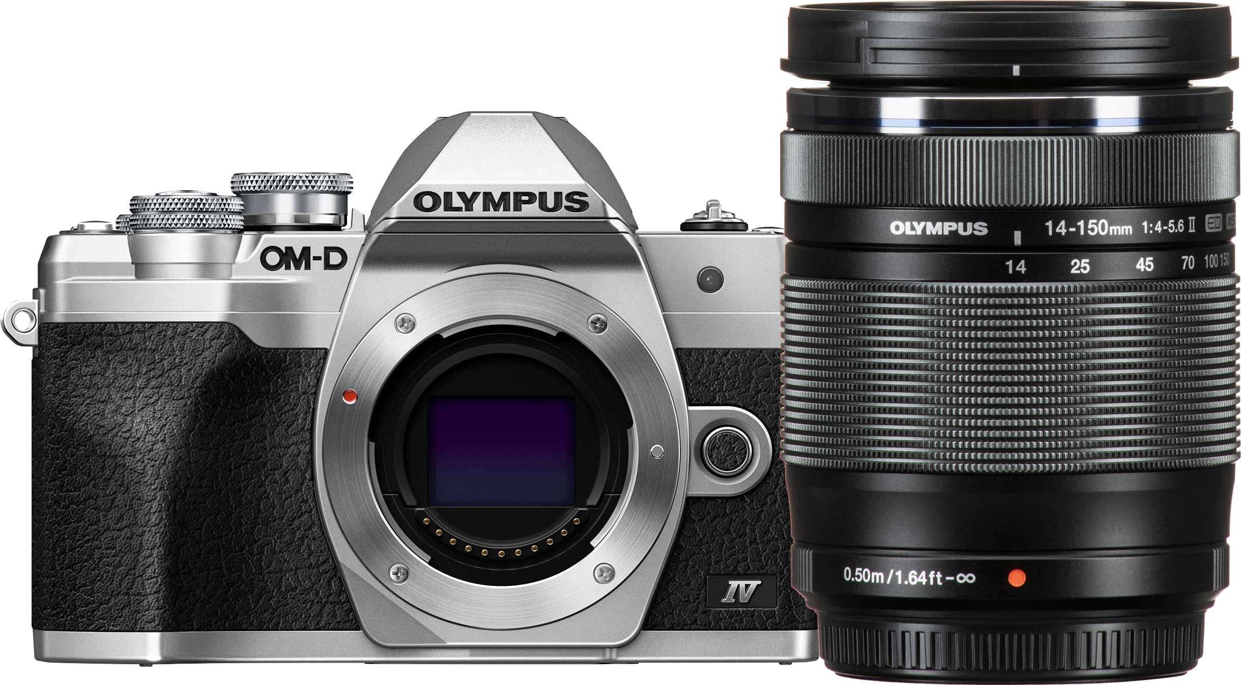 Olympus OM-D E-M10 Mark IV System Camera with M.Zuiko Digital ED 14-150mm  f4-5.6 II Lens