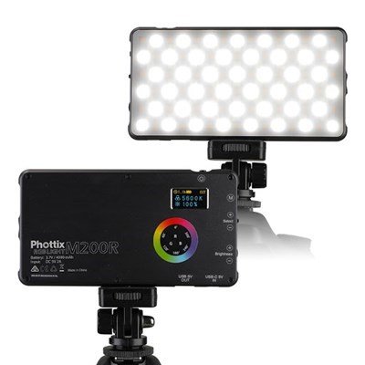 Phottix M200R LED RGB Light #PH81419 - The Photo Outfitters Phottix M200R LED RGB Light #PH81419 - The Photo Outfitters