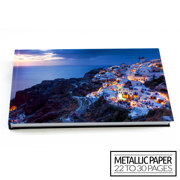 16x12 Flush Mount Hardcover Photo Book / Metallic Paper (22-30 Pages)