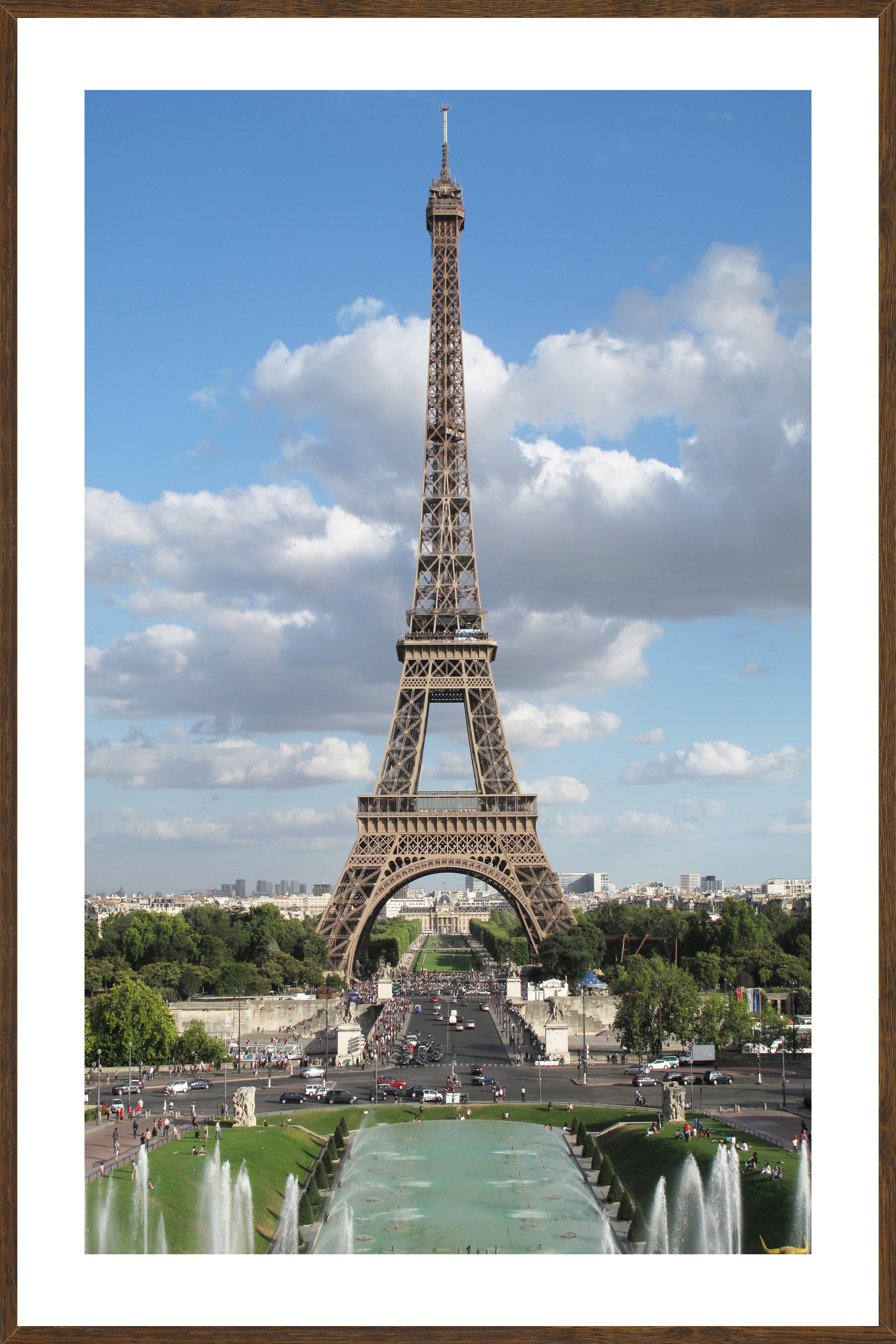 24x34 Custom Chocolate frame and print