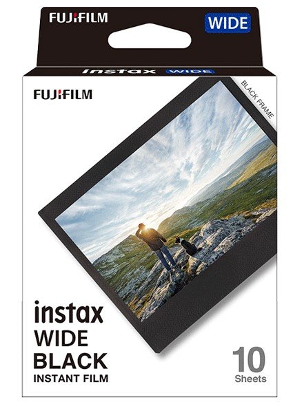 Wide Instax Square Film Size Inches FUJIFILM INSTAX WIDE Black