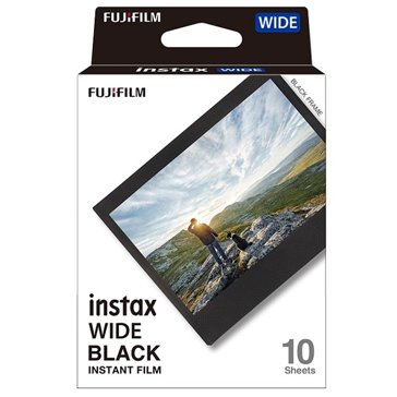Fujifilm Instax Wide Film Black - 10 Sheets - Shutterbug Camera Shop