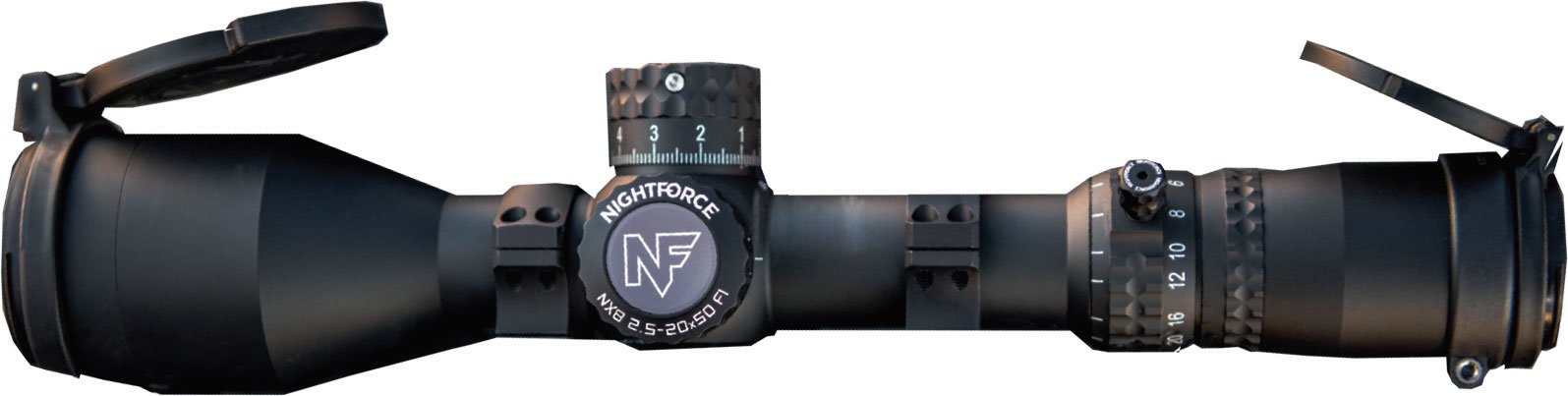 Nightforce Optics NX8 2.5-20x50mm F1 - ZeroStop - .250 MOA
