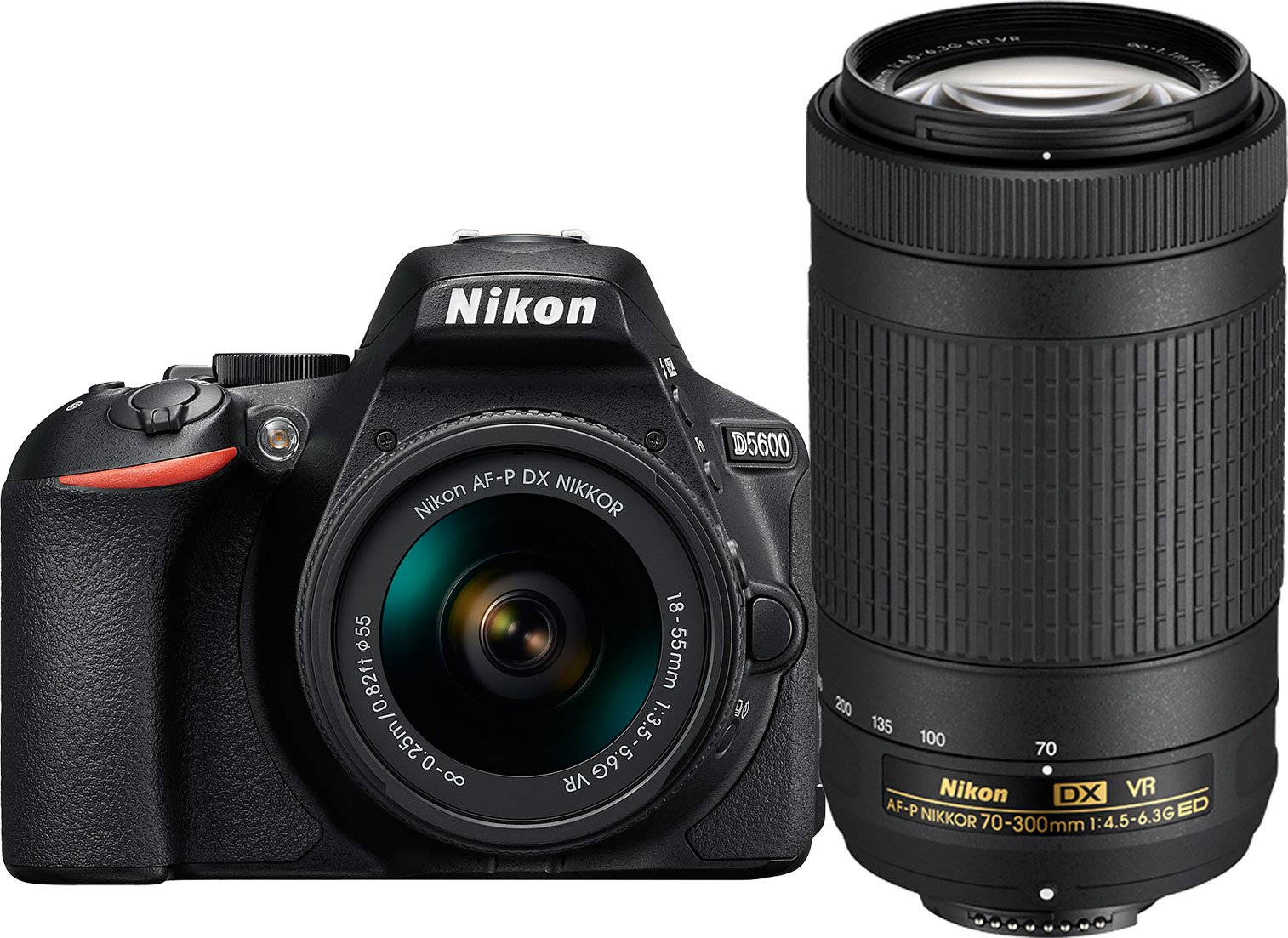 Nikon D5600 Digital SLR Camera with AF-P Nikkor 18-55mm VR and AF