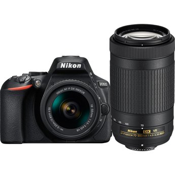 Nikon D5600 Digital Slr Camera With Af P Nikkor 18 55mm Vr And Af P Nikkor 70 300mm Lenses George S Camera