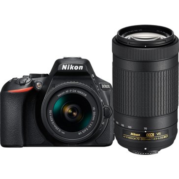 Nikon D5600 Digital SLR Camera with AF-P Nikkor 18-55mm VR and AF
