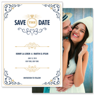  Modern - 2 Sided Save the Date