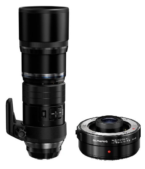 Olympus M.Zuiko Digital ED 300mm f4.0 PRO - Black with MC-20