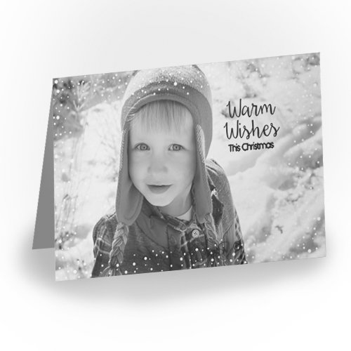6x4 Snow Warm Wishes Christmas