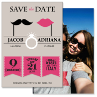 Retro - 2 Sided Save the Date