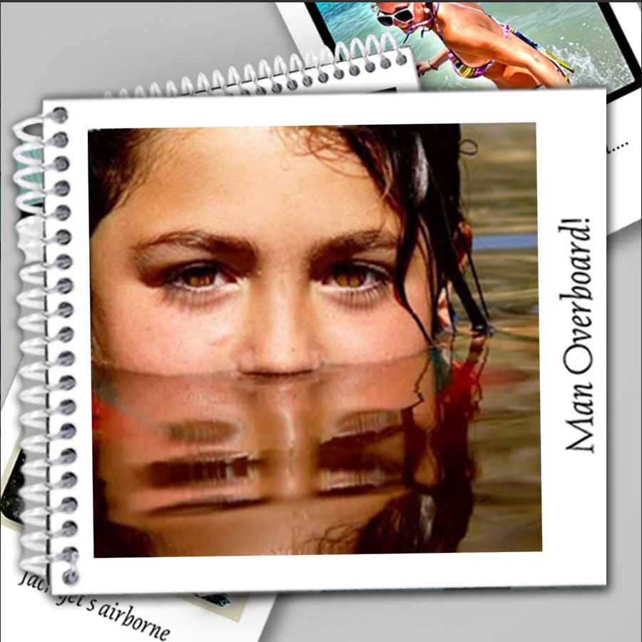 Flip Book wired bind 8x8" KT Colour