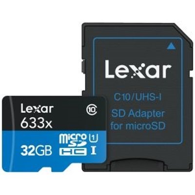 Carte mémoire microSDHC 32 Go, Classe 10, adaptateur SD - PEARL