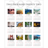 16 x 20 Poster Calendar with 12 images