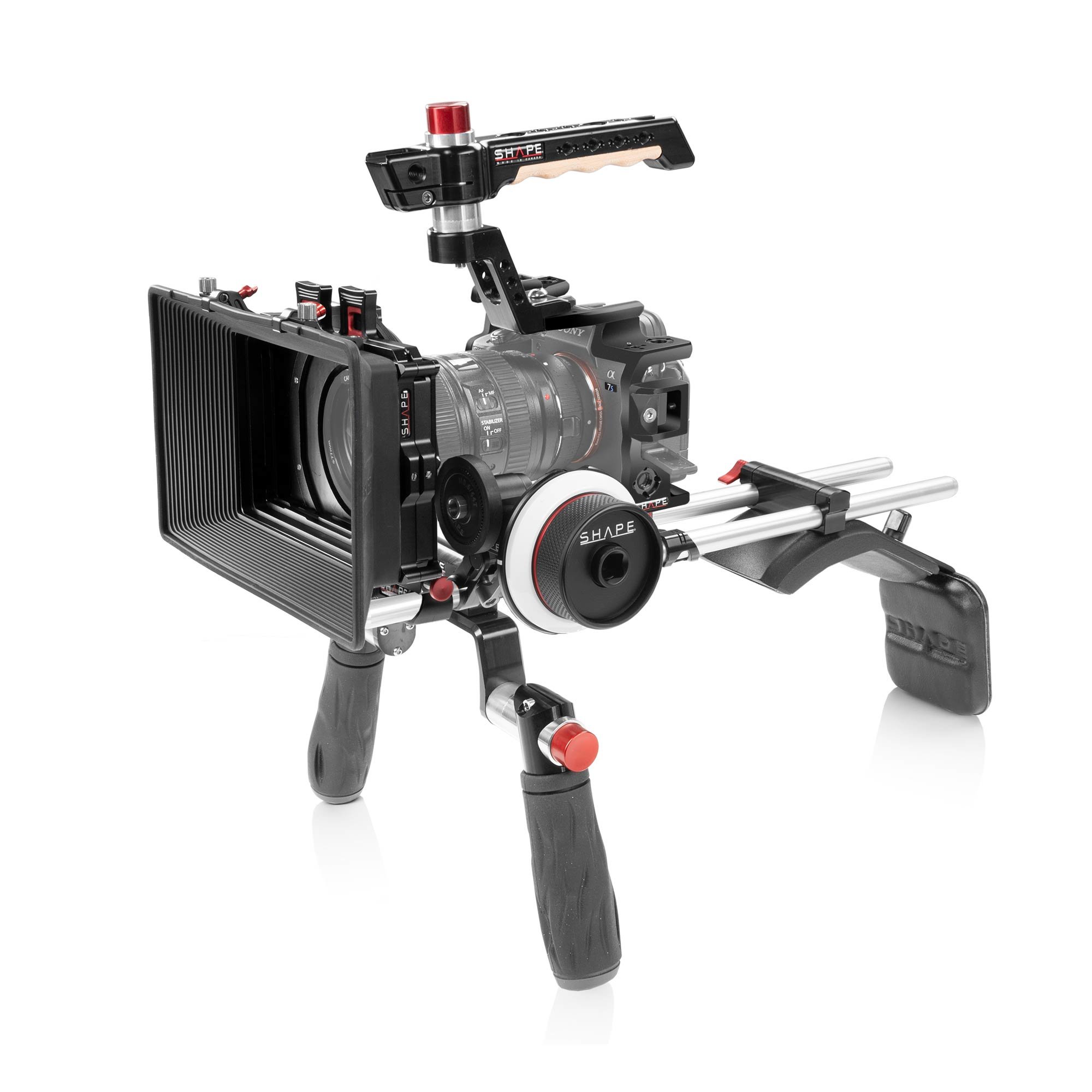 Shape Sony A7S3 and A7 IV Shoulder Mount Matte Box Follow Focus