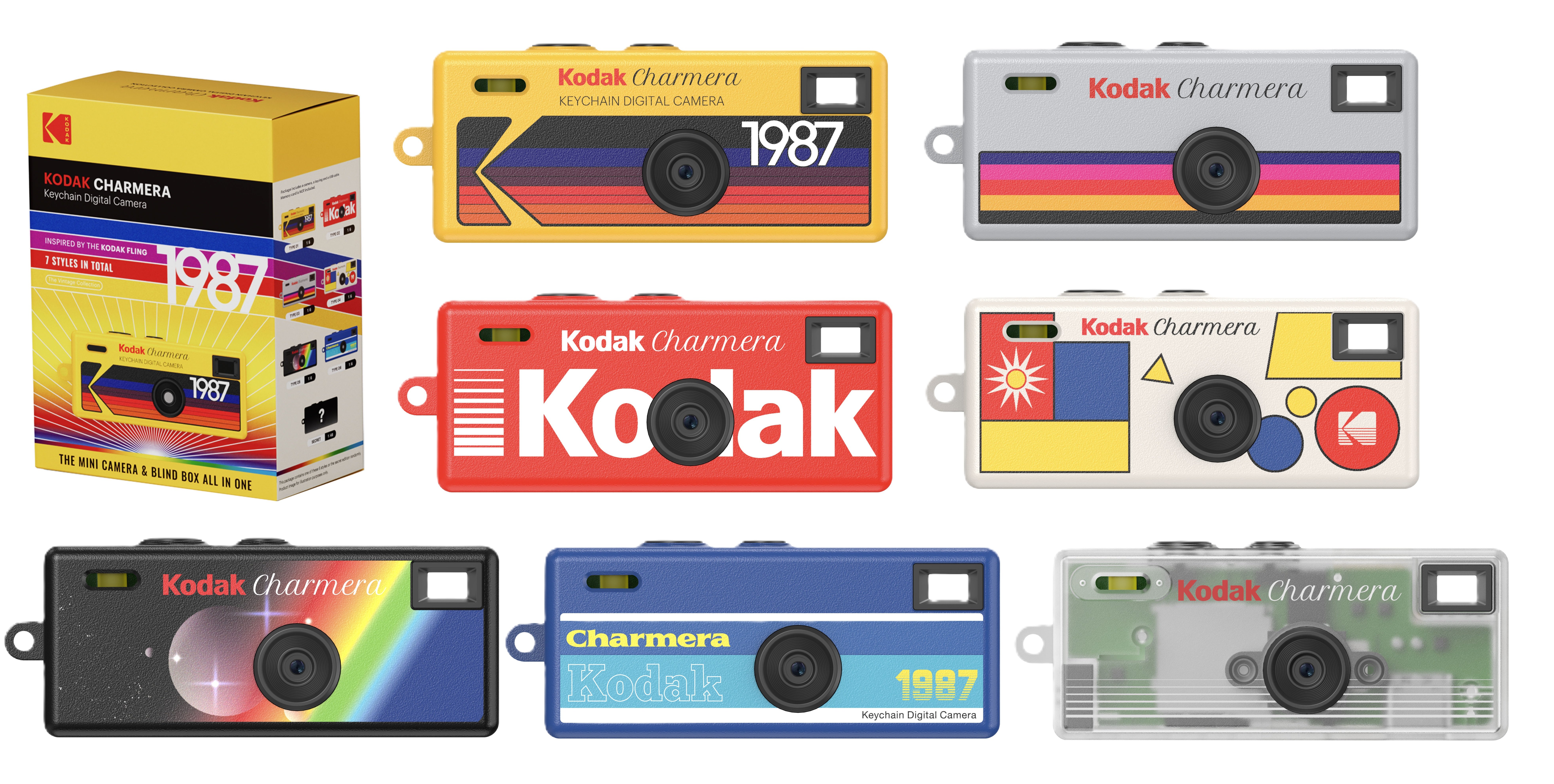 Kodak Charmera Keychain Digital Camera (Random Style Blind Box