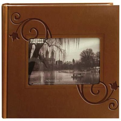 Malden 3-Ring Magnetic Photo Album - Brown