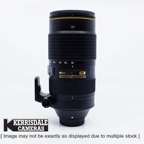 Nikon-Used 80-400mm f4.5-5.6 AFS ED VR Lens – FX Format - Used # - 587.25A80400V2