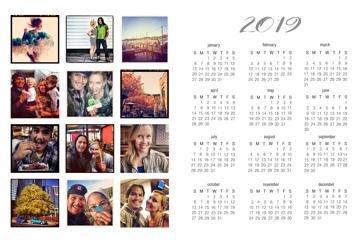 Poster Calendars (single sheet)