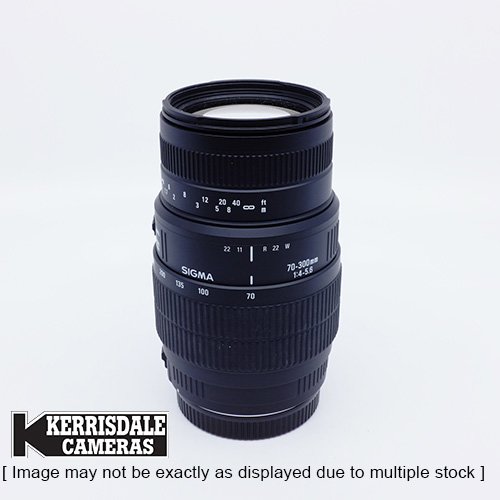 Sigma-Used 70-300mm f4-5.6 DG - Canon EOS Mount – Used # 587.156A70300S