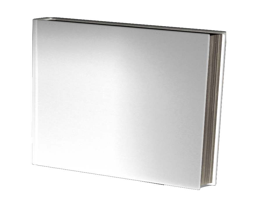 8.5" x 11" Horizontal White HardCover Photo Book Bogue Photo