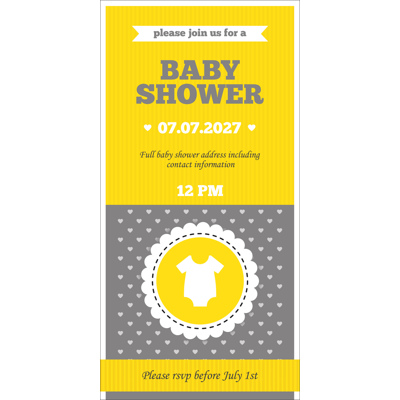 Baby Shower Card  I