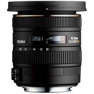 Monture Nikon Sigma Objectif 10-20 mm F3,5 EX DC HSM 