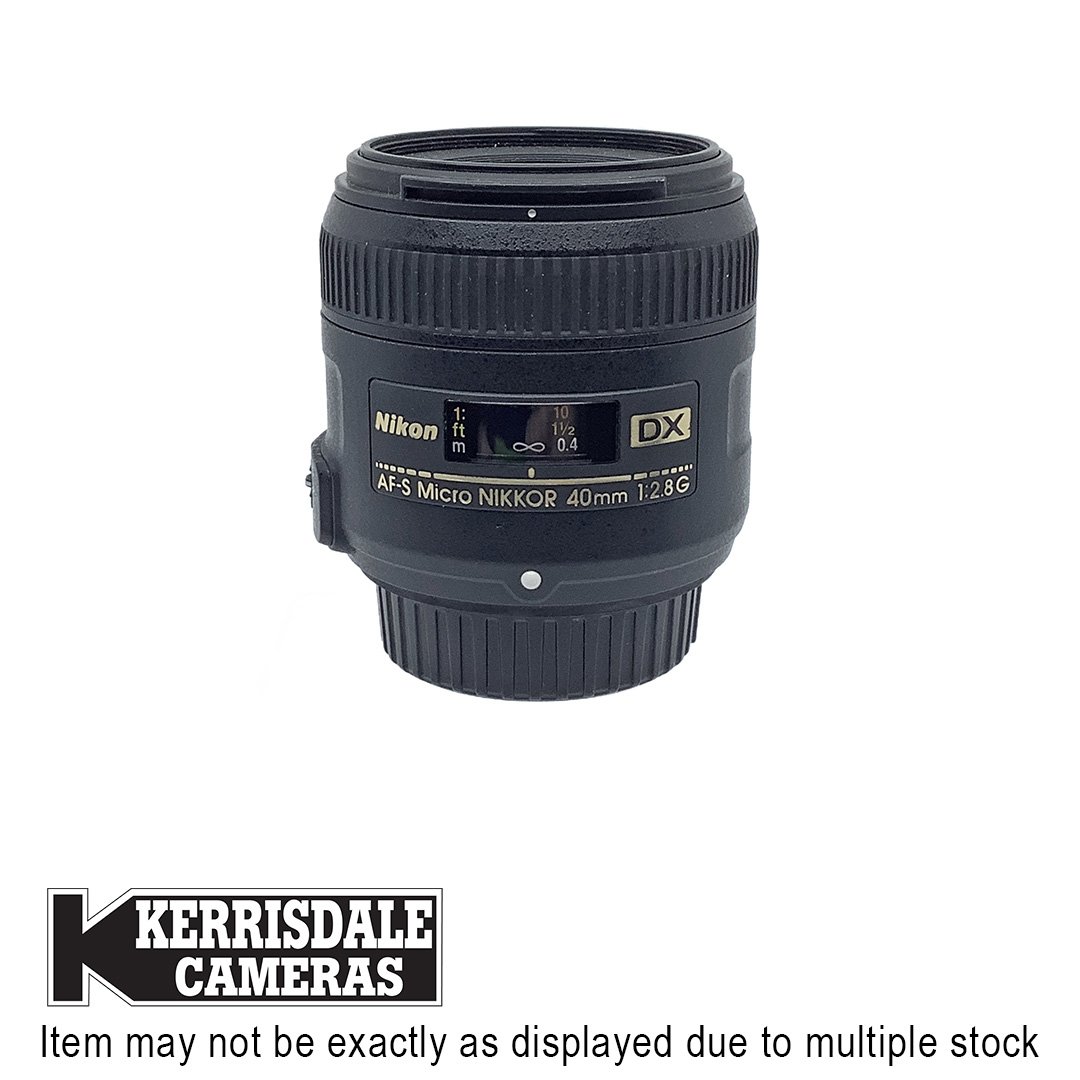 Nikon-Used 40mm F2.8 AFS Micro - Good Condition - Nikon DX Mount  - Used # 587.25A40M