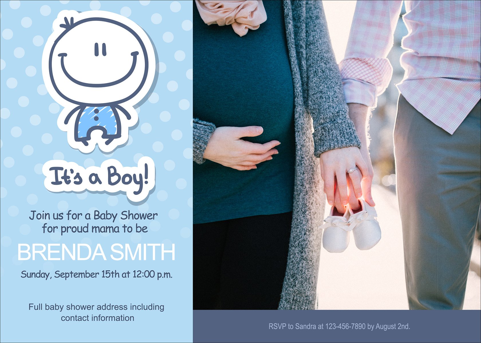 Baby Shower Card  G - 1 Sided