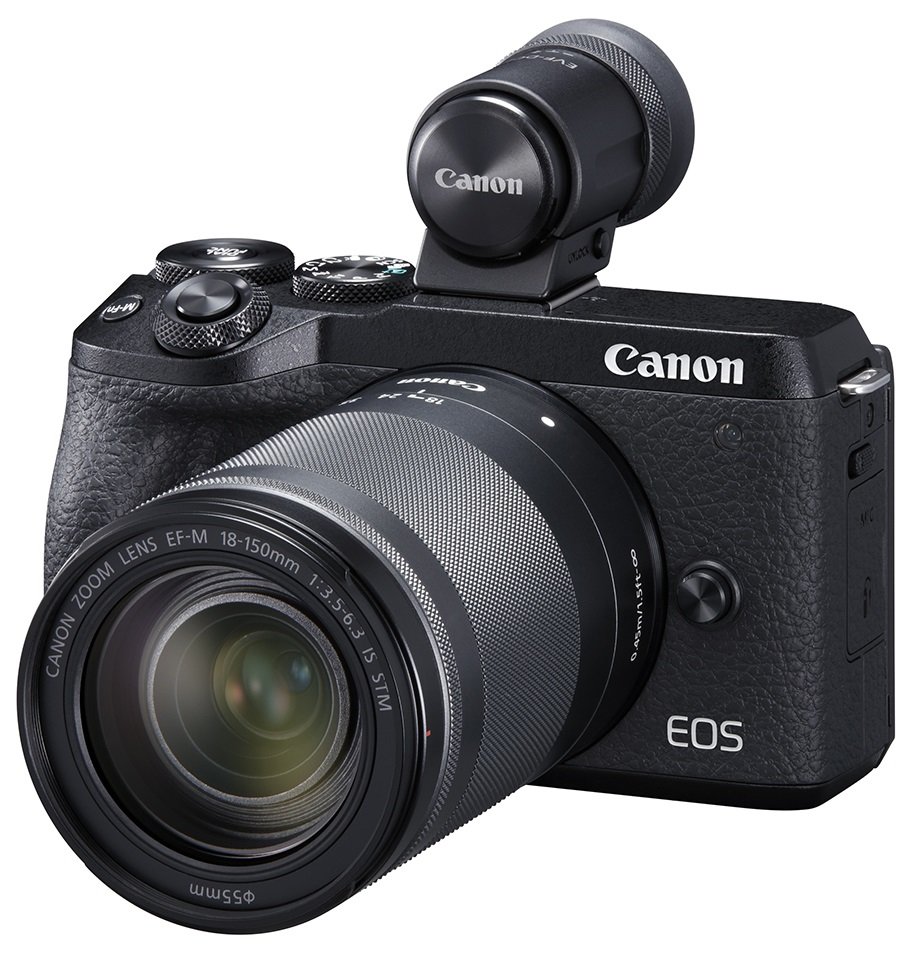 Canon EOS M6 Mark II・EVF-DC2セット Canon EOS M6 Mark II Interchangeable Lens Camera with EF-M 18