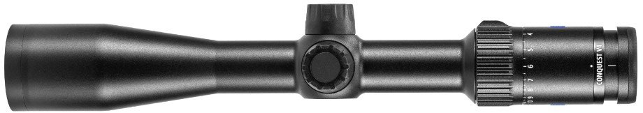 Zeiss Conquest V4 3-12x44 Capped Elevation Turret .25 MOA Fixed