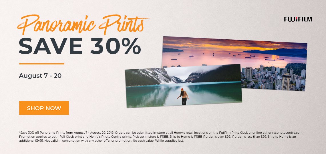 to Henry's, Canada’s greatest camera store